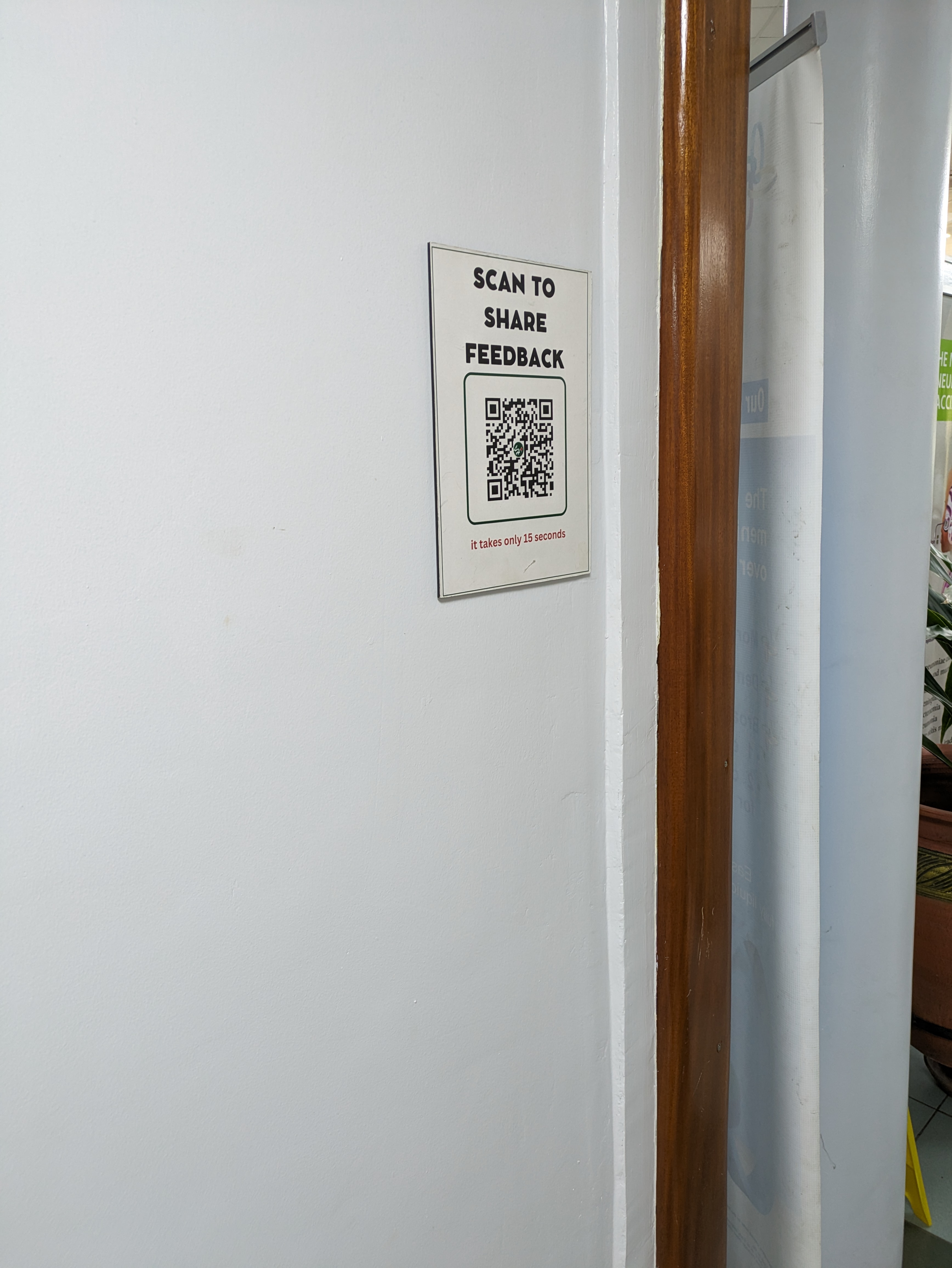 Point-of-Service QR Stand